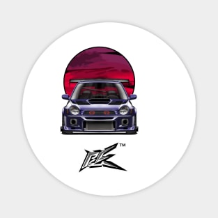 SUBARU IMPREZA WRX GC8 BUGEYE violet Magnet